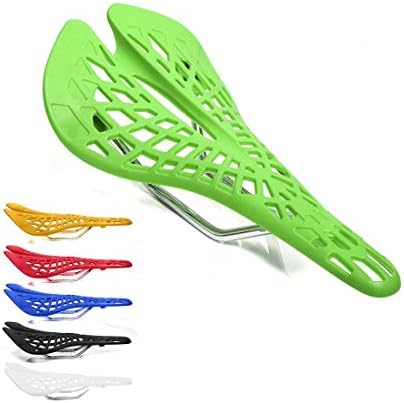 BPBIKE Comfortable Light Weight Mountain Bike Road Bicycle Hollow Out Spider Saddle Seat Cushion (Green)