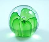 Murano Design Green Sommerso Paperweight PW-838