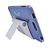 Light Blue TPU Rubber Skin Cover Case and Multi-Angle View Stand Holder for DigiLand DL808W 8