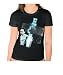 Search : Twilight Zone - Eye of the Beholder - Black Ladies Organic Cotton Tee