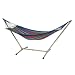 Outdoor Patio Aruba Hammock and Stand Set - Blue