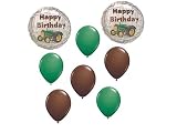 John Deere Tractor Balloons Party Supplies 8 Piece Kit