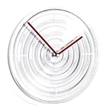 Umbra Vibe 12 Glass Clock- Clear
