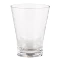 Pin Wheel Textured Double Old-Fashioned Glasses Set of 4