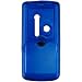Sony Ericsson W810i W810 Snap-On Rubberize Dark Blue Crystal Case Cover with Removable Swivel Belt Clip