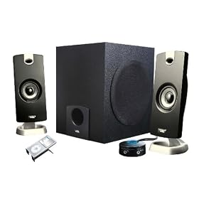 Cyber Acoustics CA-3090 2.1 Computer Speakers- Black