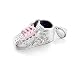 Bling Jewelry 925 Silver CZ Hi Top Sneaker Baby Shoe Charm Pendant Pink Shoe Lace