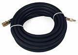 4000 PSI BLACK Wire Braid Pressure Washer Hose 100' w/ Couplers