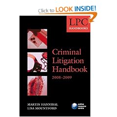 Criminal Litigation Handbook 2008-2009: 2008 Edition |a 2008 ed. (Blackstone Legal Practice Course Guide)