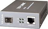 Gigabit Ethernet Media Converter 1000M RJ45 to 1000M SFP slot supporting MiniGBIC modules, switching power adapter, chassis mountable