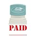 Imprint 360 1221 Xstamper Paid with Space for Initial/Date Pre Inked Laser Engraved Rubber Stamp, Impression Size 1/2