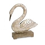 Fenella Capiz Shell Swan Figurine
