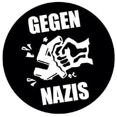 Gegen Nazis - Faust ST 21 - Sticker Aufkleber Symbols - Gr�sse ca.10x7 cm