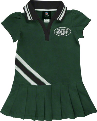 New York Jets Infant Pleated Polo Dress