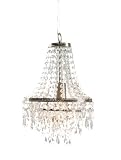 Square Nest Pewter Finish Tiered Chandelier