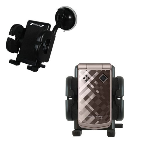 Sony Ericsson z555a Flexible Car Windshield Holder - Gomadic Brand