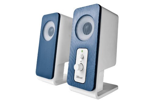 Trust SoundForce Portable Tragbares Stereolautsprechetset USB-Betrieb, blau Preisvergleich