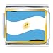 Jewelry : Argentina Flag Italian Charms Bracelet Link