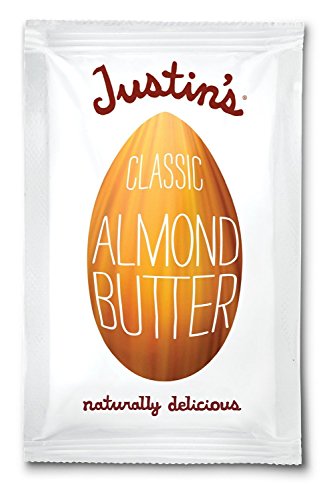 Justin's Nut Butter Natural Classic Almond Butter 10 Count Squeeze Packs, 11.5-Ounce Boxes (Pack of 4)