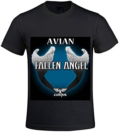 Fallen Angel (Avian) Ethereal Network Men Crew Neck Sleeveless T Shirts Black