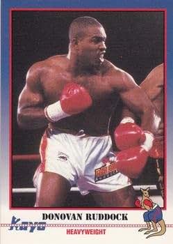 Amazon.com: Donovan Ruddock Trading Card “Razor” (Boxing) 1991 Kayo #89
