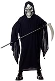 Kids Boys Scary Halloween Costume Grim Reaper Outfit L Boys Boys Large (10-12)