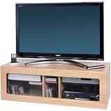 Alphason ABR1100LO - Light Oak Cabinet For LCD And Plasma TV - 110cm Wide