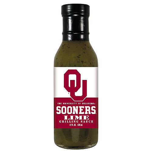 Oklahoma Sooners NCAA Lime Grilling Sauce - 12oz by Hot Sauce Harry