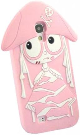 Angelseller XKM New Lovely 3D Cartoon Pirate Girl Soft Shell Case for Samsung Galaxy S4 i9500(Pink)