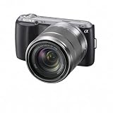 Sony NEXC3KB Compact Digital Camera System - Black (16.2MP, With 18-55mm Lens) 3inch Screen