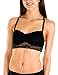 Rene Rofe Lace Longline Racer Back Bralette with Removable Pads