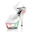 6 Inch Sexy Dancer Shoe High Heeled Platform Shoes Light Up Sandal