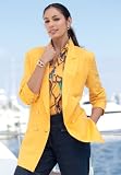 Jessica London Plus Size Double-Breasted Blazer