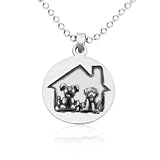Dogs Make A House A Home Pewter Pendant Chain Necklace, 20 Inch Chain 41JxzEzacmL. SL160 Dogs Make A House A Home Pewter Pendant Chain Necklace, 20 Inch Chain