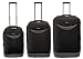 Produkt-Bild: Kofferset 3 tlg. Reiseset Trolley Reisekoffer Koffer TRIER Nylon schwarz