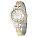 Carriage by Timex Women's C3C359 Two-Tone Round Case White Dial Two-Expansion Band Watch