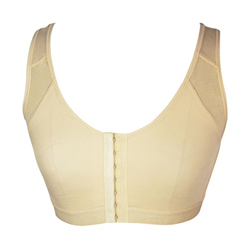 Topmelon Women's Unpadded Posture Corrector Wireless Back Support Bra