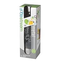 SodaStream 1-Liter Carbonating Bottle, Stainless Steel