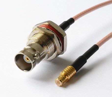 1pcs BNC (Female) Bulkhead to MCX (Male) Garmin MCX GPS Receiver Compatible 30cm