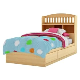 Bookcase Twin Headboard - Natural Maple