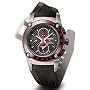 Seiko Watch, Men's Black Polyurethane Strap SNAC03