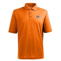 NCAA Men's Auburn Tigers Pique Xtra Lite Desert Dry Polo (Mango, Small)
