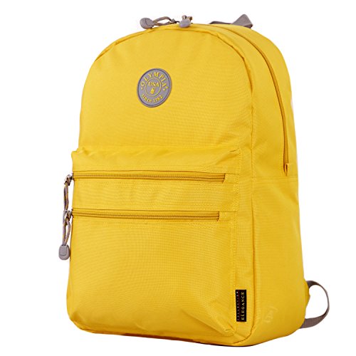 Olympia Princeton 18 Inch Backpack, Mustard, One Size
