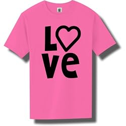 LOVE Short Sleeve Bright Neon T-Shirt - Available in 5 bright colors