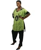 3 Piece Ethnic Print Pants Set - Available in Brown, Green and Orange