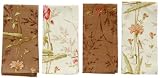 April Cornell Shadow Garden Mocha Napkins Set of 4