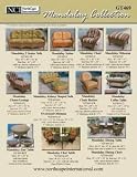 Mandalay 3 Seater Walnut w/ Havanna Moss