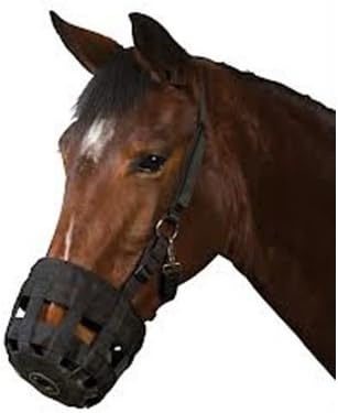 Weatherbeeta Roma Grazing Muzzle Black Full