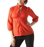 Promod Gathered, embroidered shirt
