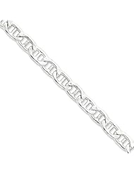 .925 Sterling Silver 9.75mm Hollow Anchor Chain